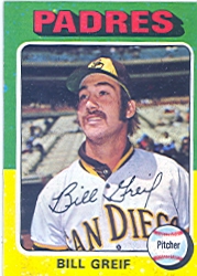 1975 Topps Mini Baseball Cards      168     Bill Greif